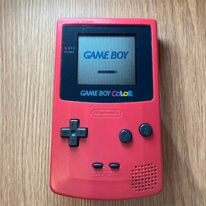 ゲームボーイカラー本体（CGB-001/レッド） ゲームボーイカラー GBC　YN ABA1