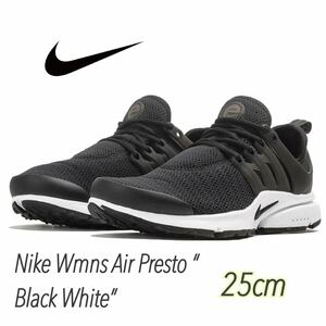 Nike Wmns Air Presto “Black White”ナイキ ウィメンズ エア プレスト (878068001)黒25cm箱無し 