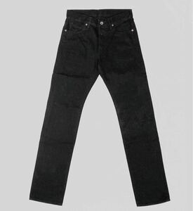 ★美品 STEVENSON OVERALL CO La Jolla 727 ブラックデニムパンツ Size28 スティーブンソンオーバーオール★