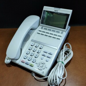 【中古品】NEC ビジネスホン DTZ-12D-2D(WH)TEL DT400Series DZV(XD)D-2Y(WH) オフィス 12ボタン 電話機 【管A761-2403】