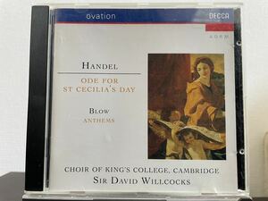 HANDEL ode for st cecilias day 他