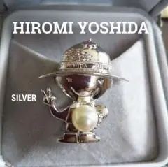 HIROMI YOSHIDA SILVER 本真珠 タックピン ピンブローチ