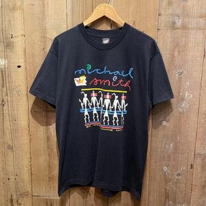 【サイズ XL】90s USA製 マイケルWスミス ビンテージ ロック バンド Tシャツ アメリカ古着 プリント カントリー 音楽 アーティスト 80s