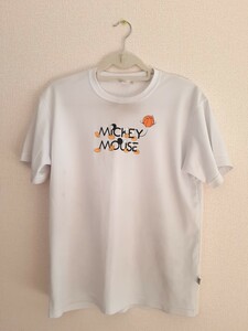 ディズニーホワイト Tシャツ バスケ T-シャツサイズL