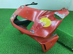 NSR250R アッパーカウル 社外 中古 バイク 部品 MC21 カーボン 修復素材やカスタム素材に 品薄 希少品