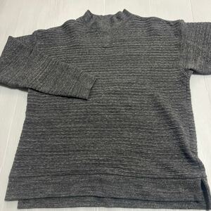 Jackman　ジャックマン　JM7983　Quilt Sweat V-Highneck　スウェットハイネック　29チャコール　Mサイズ