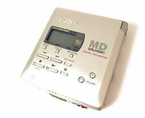 SONY　ソニー　MZ-R55 シルバー　ポータブルMDレコーダー　（MDLP非対応 / (中古品)