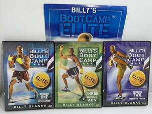 BILLYS BOOT CAMP ELITE ビリーズブートキャンプ DVD 筋トレ エクササイズ ダイエット 3点セット