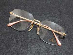 新品　TORRENTE　トラント　メガネ　眼鏡　高級感　上品　ツーポイント　ゴールド