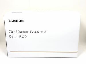 #5【新品未使用・保証有 フィルター付】タムロン TAMRON 70-300mm F/4.5-6.3 Di III RXD Nikon Zマウント