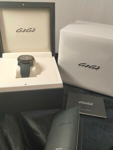 正規品 GaGa MILANO ガガミラノ クオーツ 腕時計 ウォッチ メンズ FRAME_ONE フレームワン 44MM 7052.01 未使用品 付属品完備 動作確認済