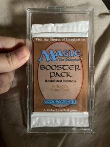 MTG booster unlimited 未開封　アンリミテッド