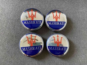 ★マセラティ Maserati★80★ ホイールセンターキャップ ハブキャップカバー 車用 4個セット 外径59.5mm