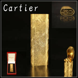 【美】ZA978 カルティエ 【Cartier】 ゴールド ライター／箱付 状態いい極美品！ｒ
