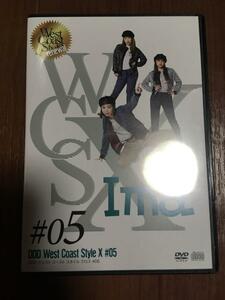 west coast style x 5 DVD & CD ダンスビデオ ★ 中古品