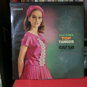 LP スタンリー・ブラック楽団　オールタイムトップ・タンゴ　1963 stanly black all time top tangos　金髪美人・ジャケ