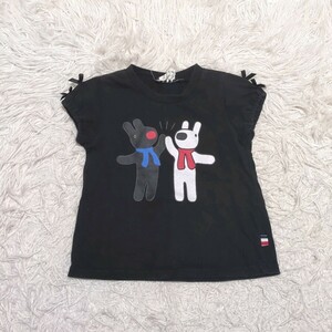 【送料無料】リサとガスパール　半袖　Tシャツ　90cm　黒　ベビー　子供服