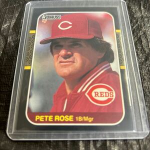 1987 Donruss Pete Rose Chichinati Reds No.186