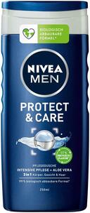 【3本セット】 Nivea Men ニベア メン ボディーソープ Protect & Care Shower Gel 250ml【並行輸入品】