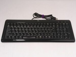 ジャンク品★Logitech Ultra-Flat Keyboard Dark-Shine USBキーボード