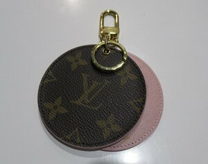 ルイヴィトン LOUIS VUITTON ミラー 鏡 バッグチャーム M68003 手鏡 コンパクト モノグラム キーホルダー Aランク BRB・バッグ・財布