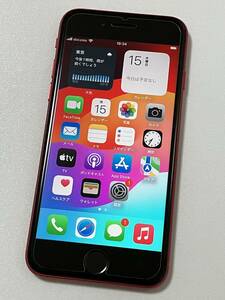 SIMフリー iPhoneSE2 64GB Product Red シムフリー アイフォンSE 2 第二世代 第2世代 レッド au docomo softbank SIMロックなし A2296 91%