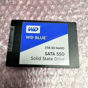 【中古】WD Blue SSD 2TB WDS200T2B0A Western Digital 2.0TB 2.5インチ SATA3