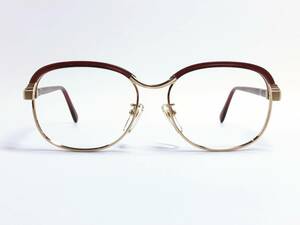 サーモント　女性用　メガネ　★　アズキ色　ブロー　小さめ　レトロ　メガネフレーム　眼鏡