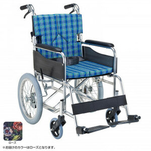 スタンダードモジュール 車いす 介助式・背折れ ローズ SMK30-4043RF