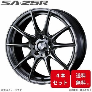 ウェッズ ホイール ウェッズスポーツ SA-25R セレナ C28 日産 17インチ 5H 4本セット 0073708 WEDS