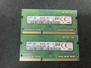 samsung PC3L-12800S 4GB×2枚　 送料無料