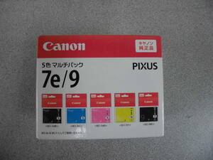 Canon　純正インクカートリッジ　BCI-7E+9BK/5MP　５色マルチパック