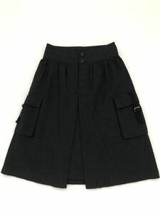 tricot COMME des GARCONS サイドポケット付きワンプリーツスカート sizeS フレアスカート トリコ コムデギャルソン