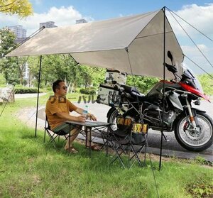 特価 自転車テント サイドテント 自転車置き場屋外 UVカット日よけ 防塵 雨よけ 耐久性 キャンプ アウトドア 屋外簡易収納 292*220CM S522