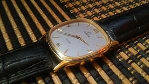 [◆]OMEGA De Ville メンズ ゴールド クオーツ