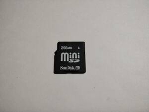256MB　メガバイト　SanDisk　miniSDカード　フォーマット済み　メモリーカード　ミニSDカード