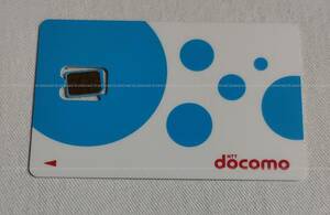 docomo nanoUIM card DN06n ナノ 枠付 解約済 simカード