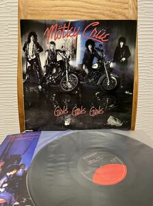 希少/美品★US Orig.★MOTLEY CRUE / GIRLS GIRLS GIRLS モトリー・クルー Elektra 1987 LPレコード