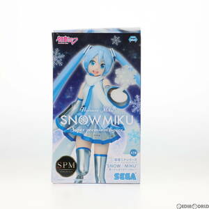 【中古】[FIG]初音ミク(はつねみく) ～雪ミクスカイタウンVer.～ スーパープレミアムフィギュア『SNOW MIKU』 VOCALOID(ボーカロイド) プラ