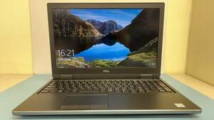 中古ノートパソコン★Windows10★DELL Xeon(R) Core E-2176M/@2.71GHz/64GB/M.2 512GB/15インチ以上★