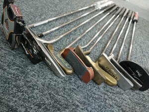 123650《まとめ/1000円～》ゴルフクラブ パターまとめ PING SWORD Taylormade 他 計10本