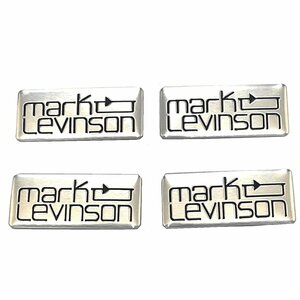 マークレビンソン mark levinson スピーカー ステッカー デカール エンブレム シール 4枚