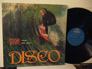 ▲LP アーティスト不明 UNKNOWN / DISCO MUSIC FROM HAIR BEE GEES 台湾盤ディスコ FIRST RECORD 第一唱片廠有限公司◇r3213