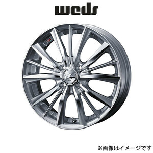 ウェッズ レオニス VX アルミホイール 4本 ポルテ 10系 14インチ ハイパーシルバーミラーカット 0033232 WEDS LEONIS VX