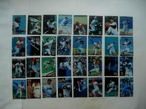 カネボウ　1994年　プロ野球ガム　ゴールドカード　全32枚コンプリートセット　当たりカード　槙原寛己パーフェクトカード付属