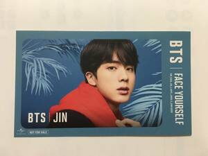 BTS 防弾少年団 Happy Ever After 日本 ファンミーティング 会場限定 FACE YOURSELF ICカードステッカー ジン JIN 即決 非売品