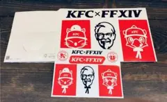 KFC × FF14 コラボ 空箱＆ステッカー