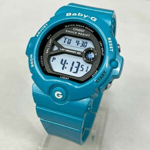 ◎【CASIO/カシオ】Baby-G BG-6903 ブルー 青色 G-SHOCK Gショック 腕時計 ランナー ランニング レディース腕時計 デジタル 動作品