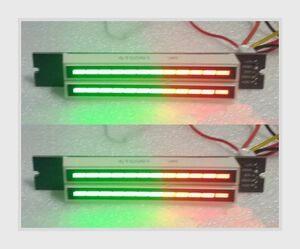 ♪♪2個セット 動作確認済み オーディオ レベルインジケーター VUメーター 自作用ハンダ付け完成品 レベルメーター パワーインジケーター