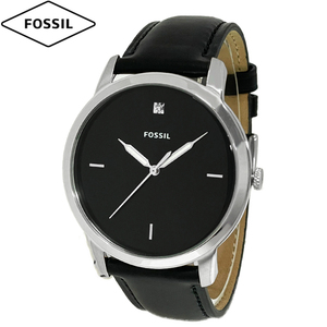 FOSSIL フォッシル 腕時計 新品 アウトレット THE MINIMALIST ミニマリスト FS5497 メンズ クォーツ ブラックダイヤル 革ベルト 送料無料